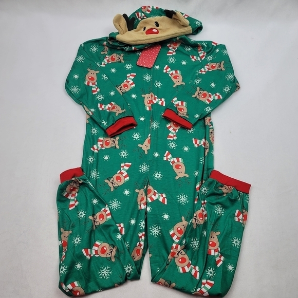 NWT Kids reindeer Christmas pajamas - Picture 3 of 6